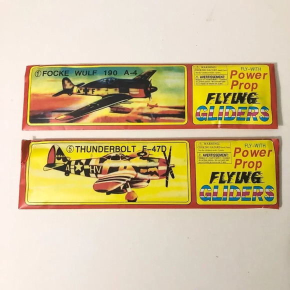 Lot of 7 Power Prop Flying Gliders WWII Aircraft  Airplanes - Picture 9 of 15